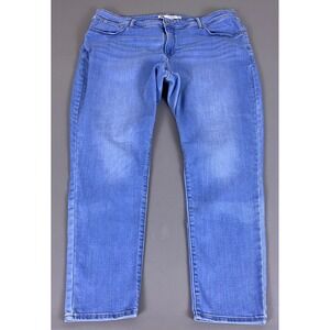 Levis Jeans Women's 22W 512 Perfectly Shaping Legging Medium‎ Wash Blue Stretch